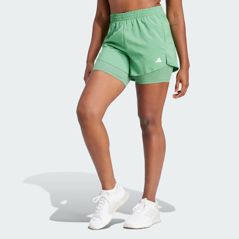 adidas Shorts AEROREADY 2 en 1 Verde adidas Mexico