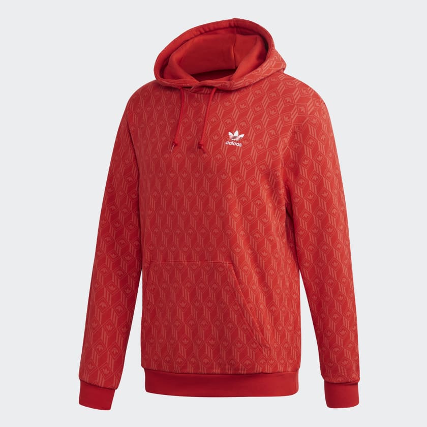 Adidas allover print hoodie outlet