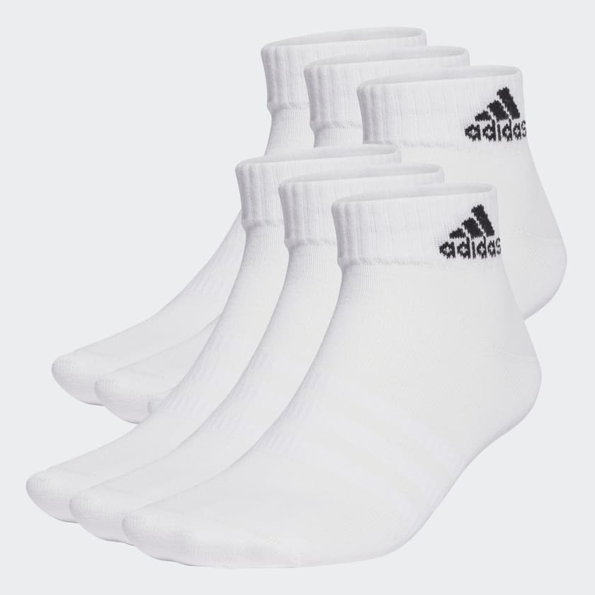 adidas Thin and Light Sportswear Ankle Socken, 6 Paar - Weiß | adidas ...