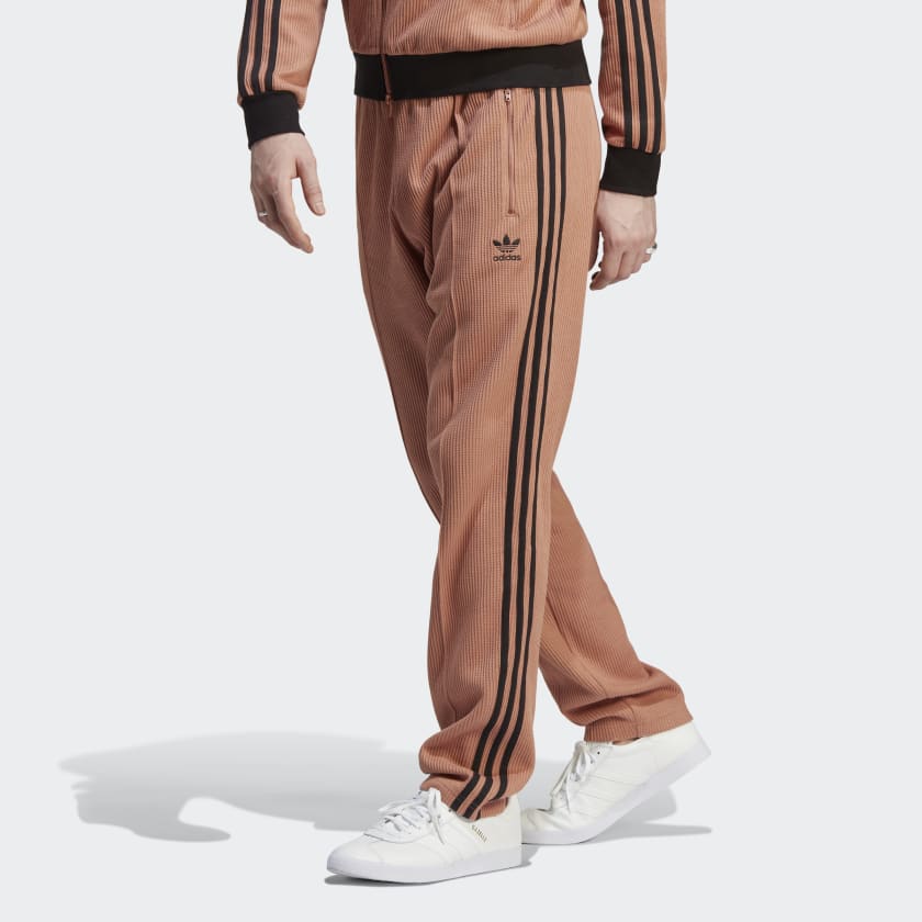 adidas Adicolor Classics Waffle Beckenbauer Track Pants - Brown | Men\'s  Lifestyle | adidas US