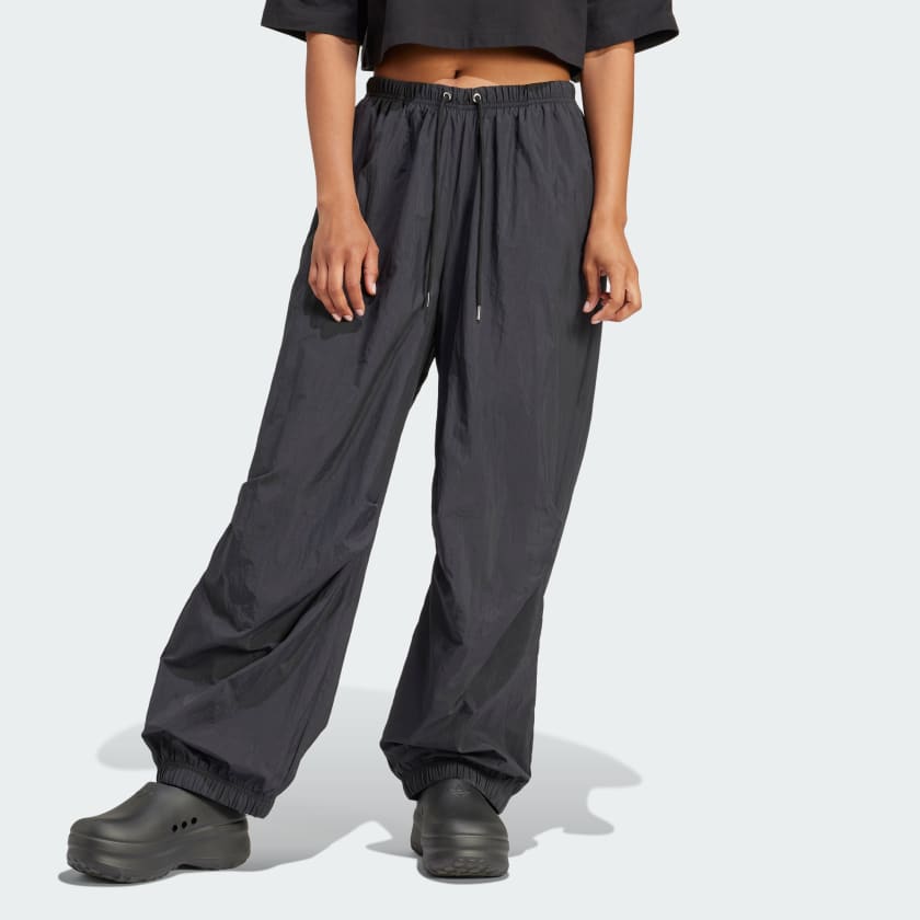 Adidas nylon deals tracksuit bottoms