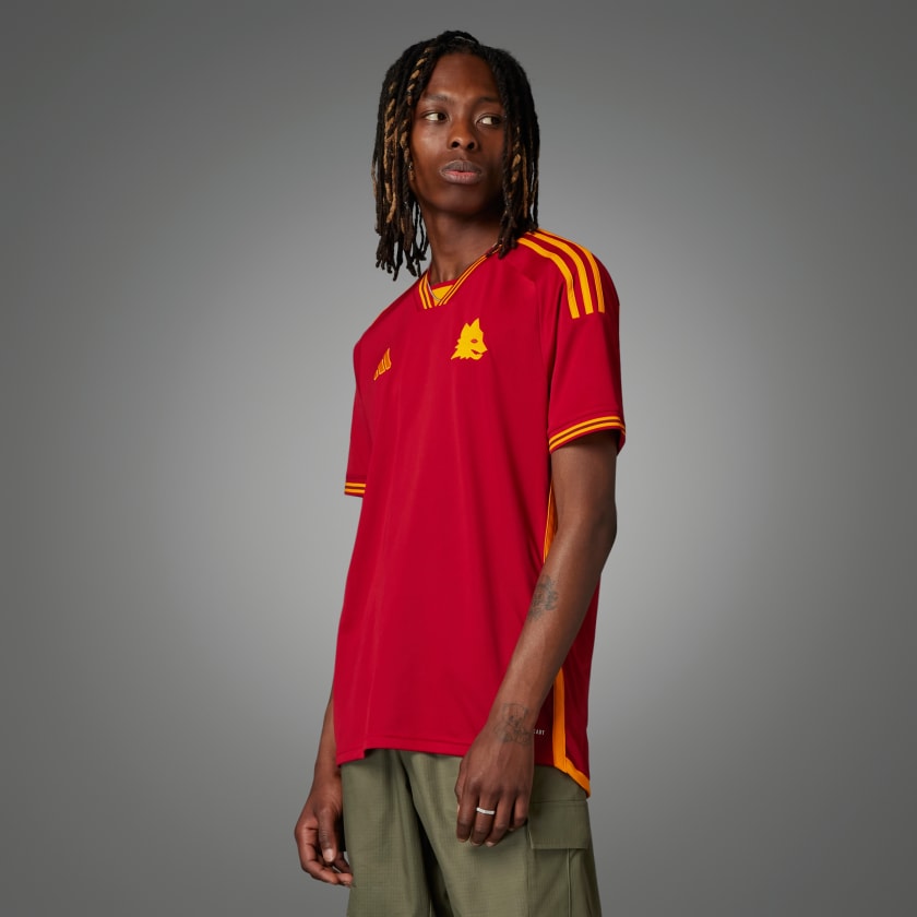 adidas AS Roma 23/24 Home Jersey - Red | Men's Soccer | adidas US