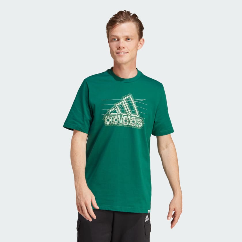 Adidas sale tee green