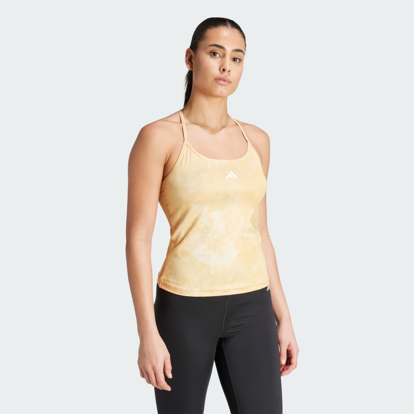 adidas Train Essentials AOP Flower Tie Dye Tank Top Pink adidas Ireland