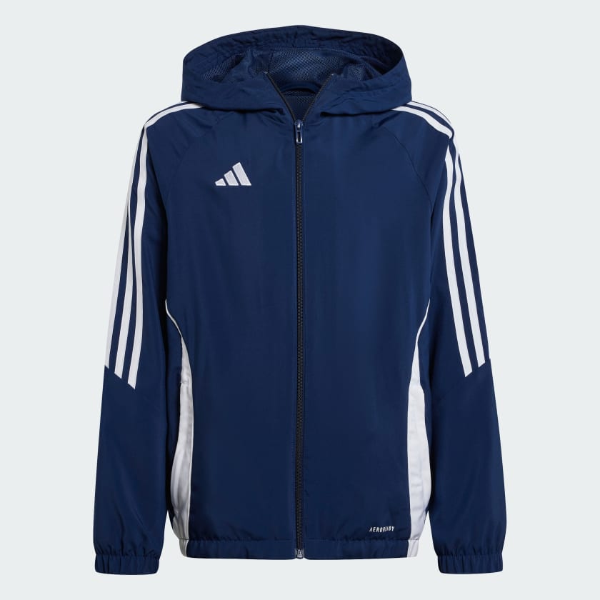 Giubbotto adidas blu hot sale