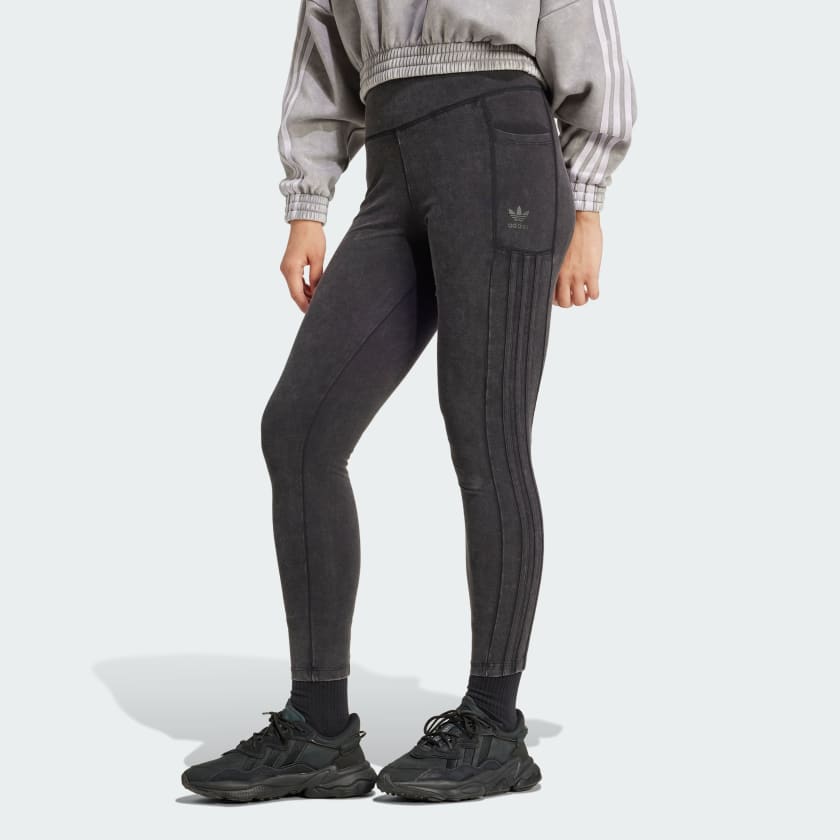 adidas Washed Leggings Black Free Shipping with adiClub adidas US