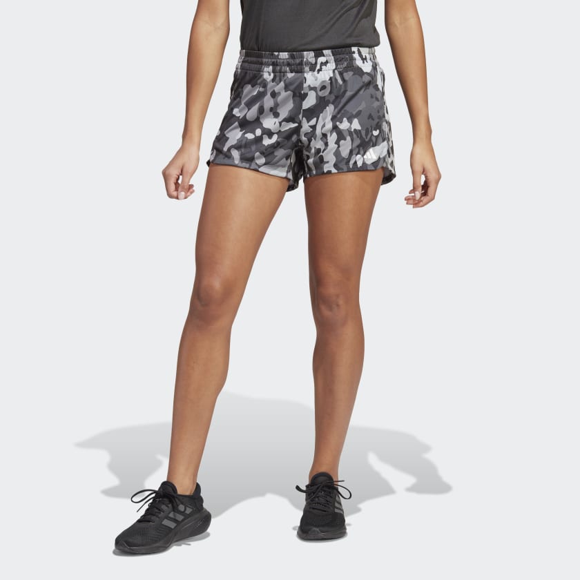 Adidas Pacer AEROREADY Train Essentials Minimal Branding Floral Print Shorts