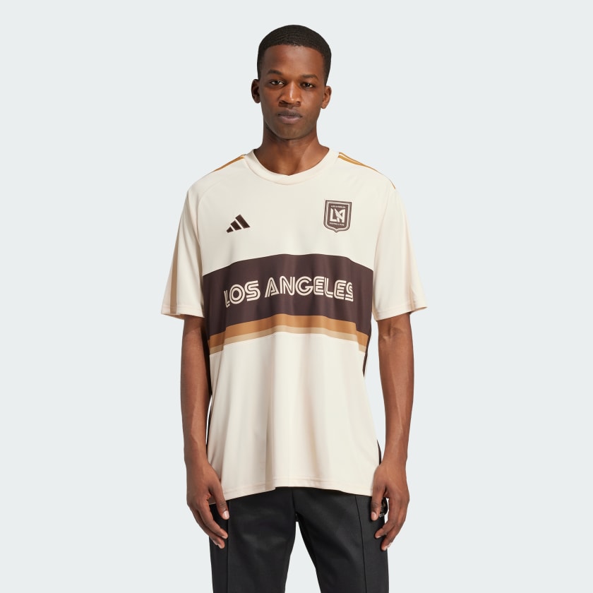 adidas Los Angeles FC 24 25 Third Jersey Beige adidas Thailand
