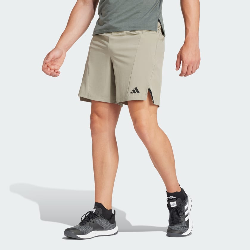 Adidas Pantalones Cortos Designed For Training 5 Gris S Hombre