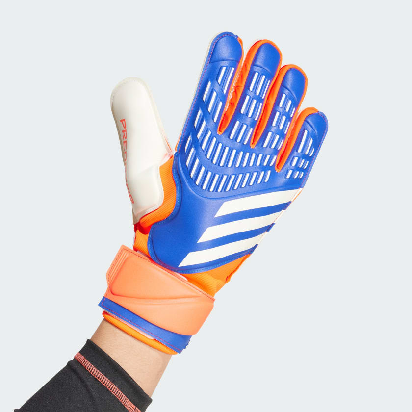 Adidas blue goalkeeper gloves hot sale