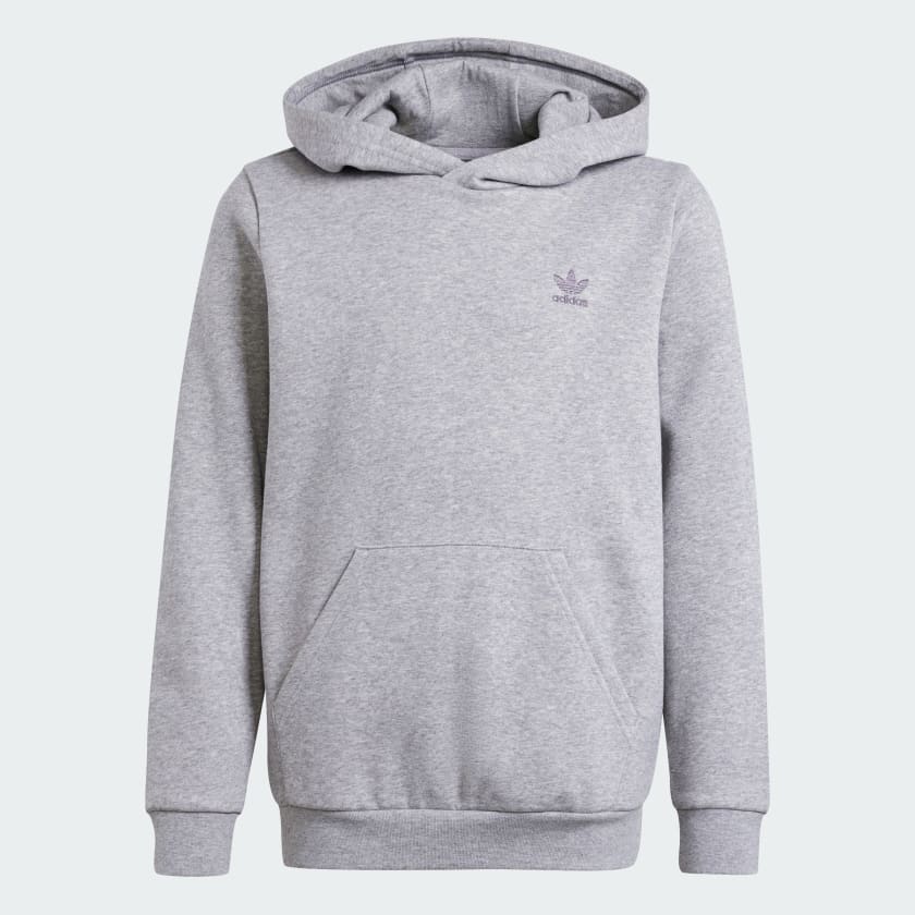 Adidas Hoodie Kids Kids Medium Grey Heather XL