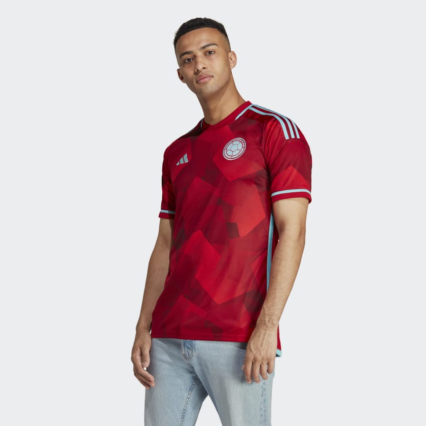 ADIDAS COLOMBIA 2014 AWAY RED JERSEY - Soccer Plus