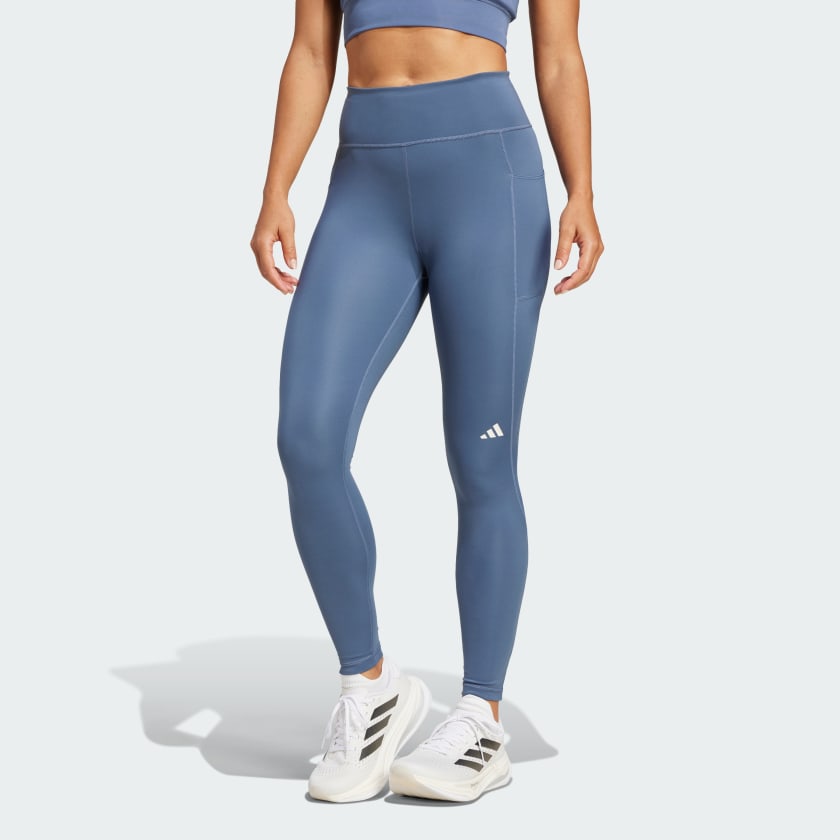 adidas Own the Run 7 8 Leggings Blue Free Shipping with adiClub adidas US