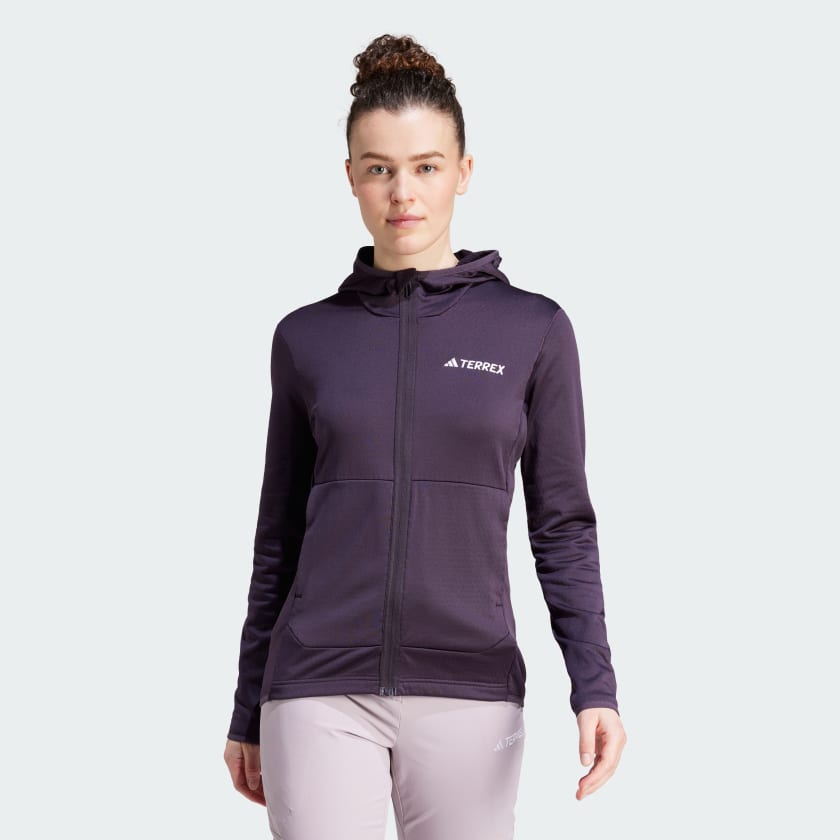 GIACCA TERREX XPERIOR LIGHT FLEECE HOODED Viola IQ3723 21 model