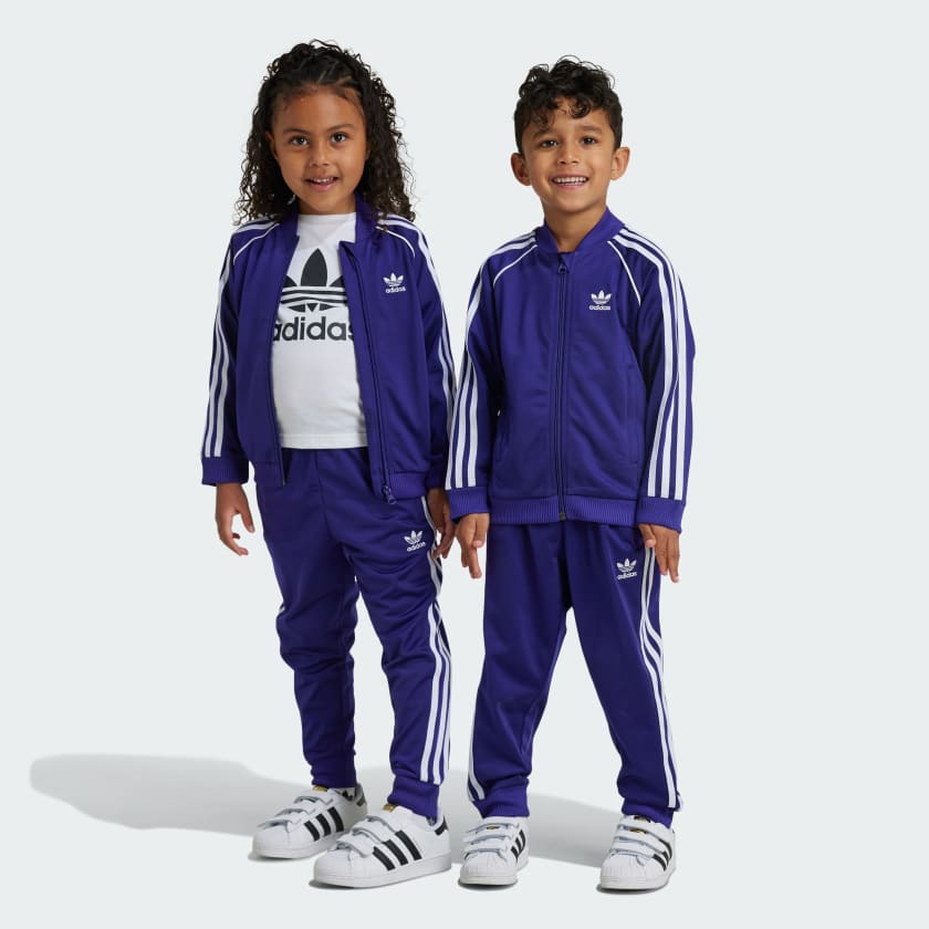 adidas Adicolor SST Track Suit Kids Purple Free Shipping with adiClub adidas US