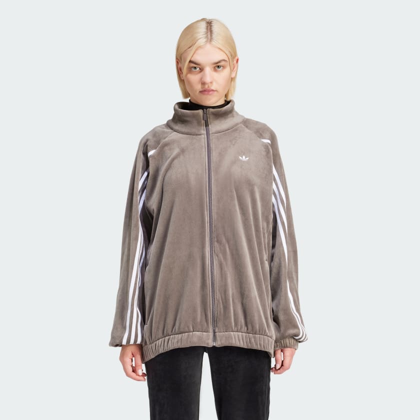 Velvet track top best sale