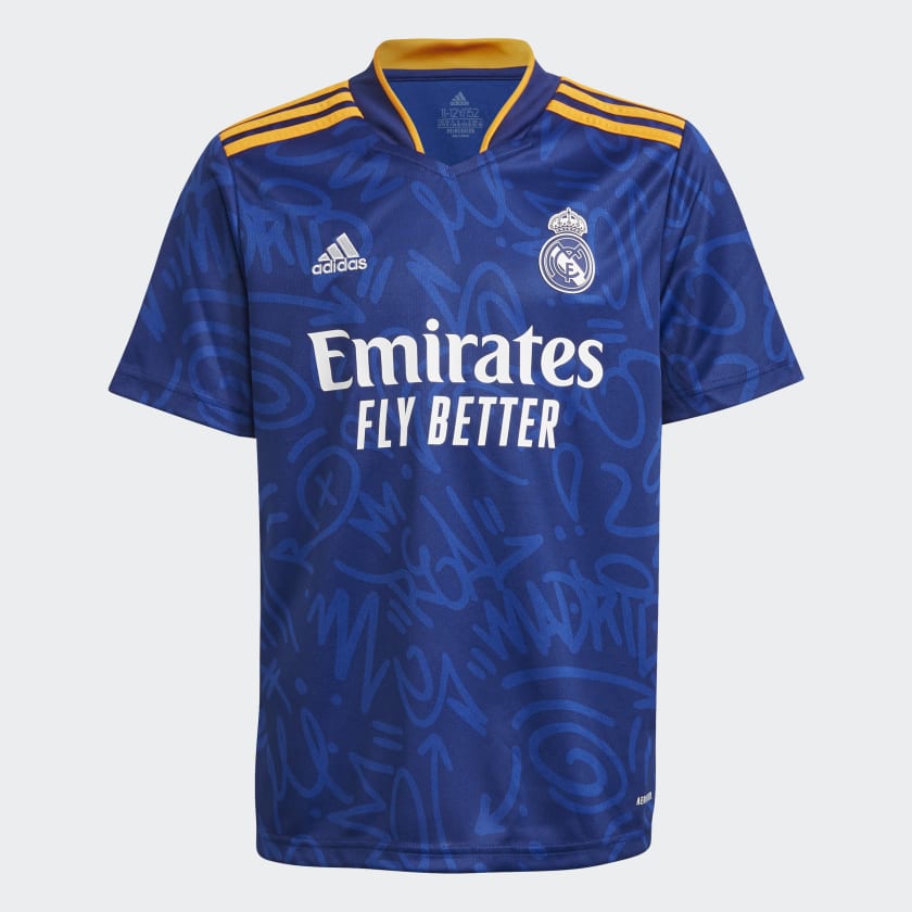 adidas Camiseta Visitante Real Madrid 21/22 - Azul | adidas Argentina