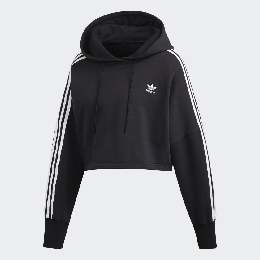 adidas Buzo Corto con Capucha Negro adidas Colombia