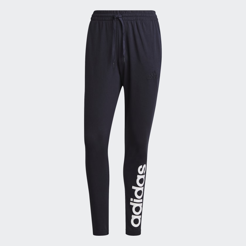 Men's adidas essential logo jersey pants new arrivals