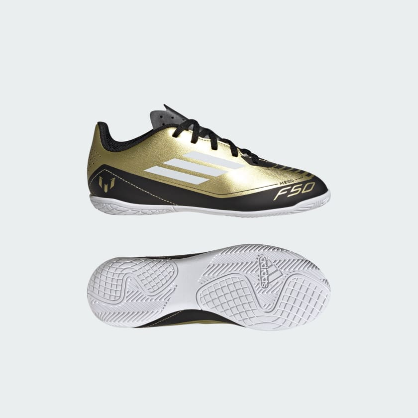 adidas F50 Club Messi Indoor Kids Soccer Shoes Gold Free Shipping with adiClub adidas Canada