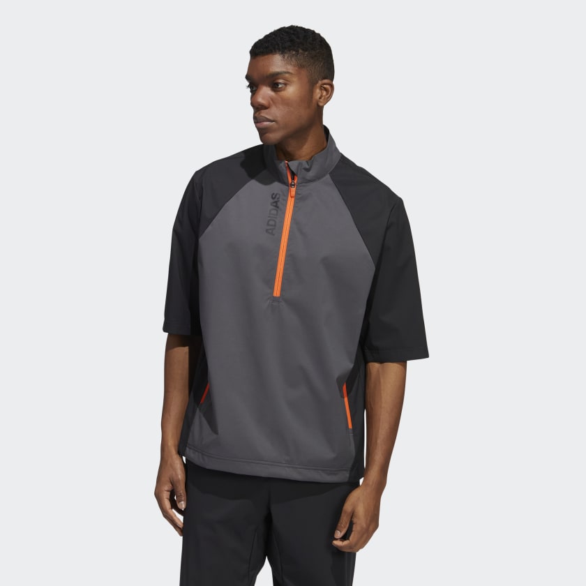 adidas Provisional Short Sleeve Jacket - Black | Men's Golf | adidas US