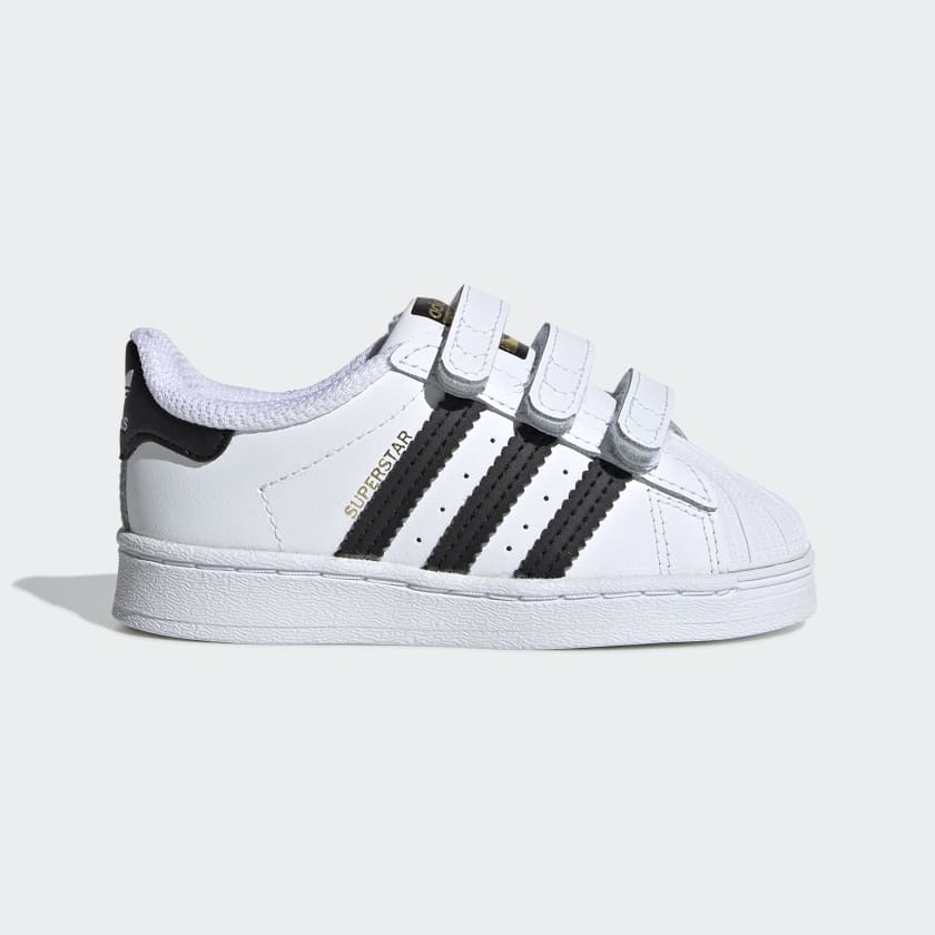 Political topic Empower Toddler Superstar White & Black Hook & Loop Shoes | EF4842 | adidas US
