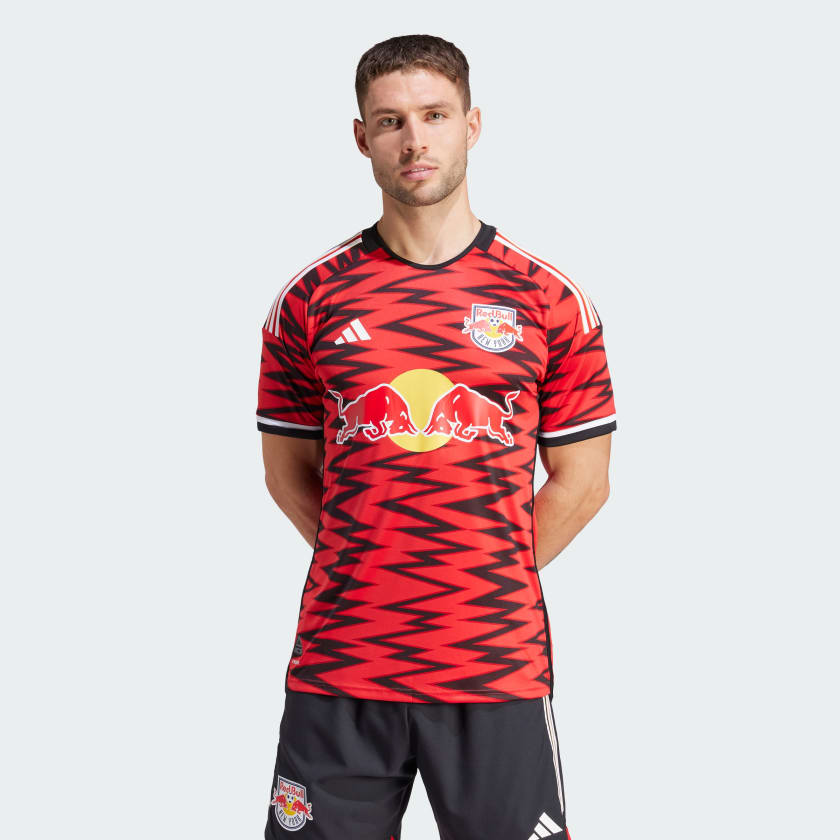 adidas New York Red Bulls 24/25 Home Authentic Jersey - Red | Men's ...