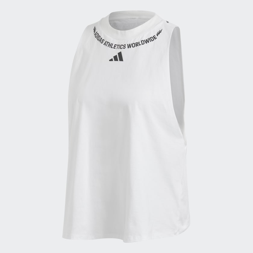 Camiseta Sleeveless Graphic Branco adidas adidas Brasil