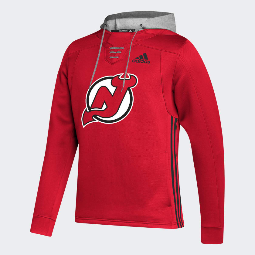 adidas Devils Skate Lace Hoodie - Red | Men's Hockey | adidas US