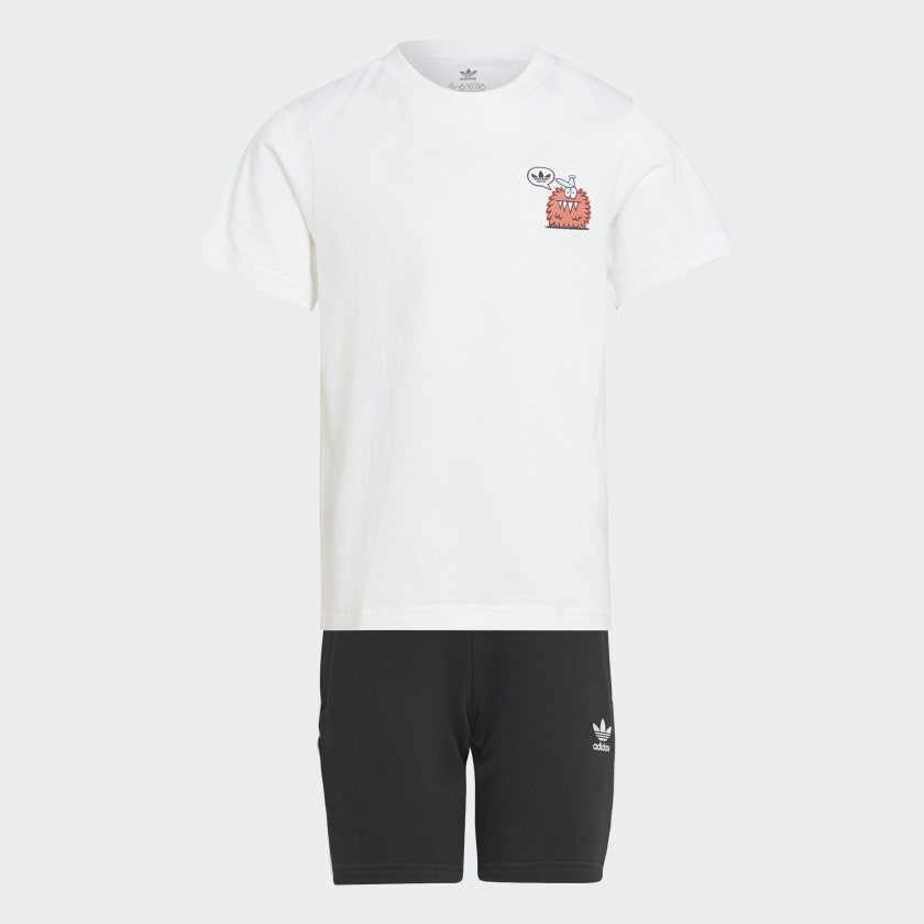 Completo x Kevin Lyons Shorts and Tee Adidas Abbigliamento Completi Set 