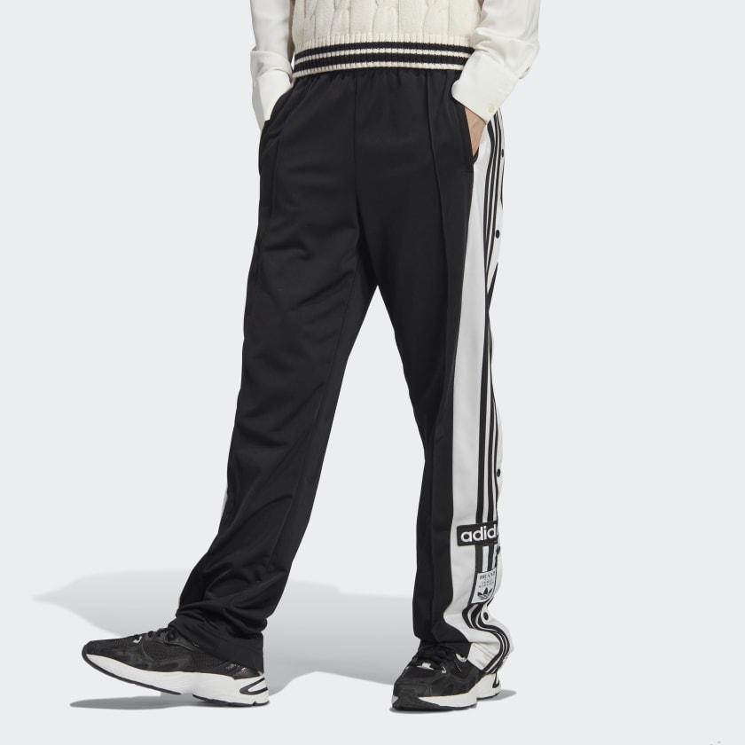 adidas Originals adibreak side popper track pants in black  ASOS