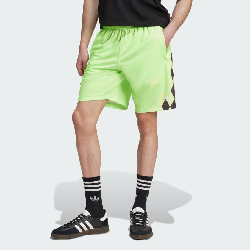 adidas Nuwave 90s Short 9-inch Inseam - Green | Free