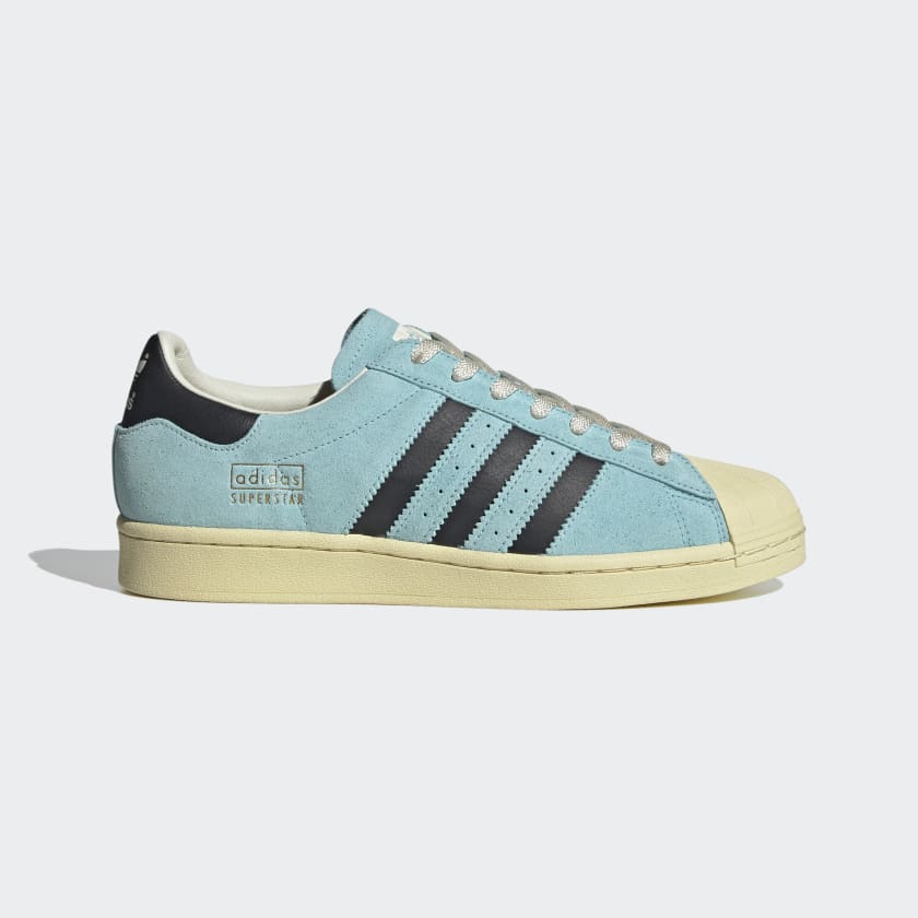 Adidas superstar top en daim bleu