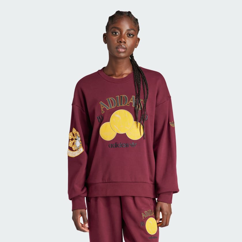 adidas Originals x Moomin Winter Sweatshirt Burgundy adidas