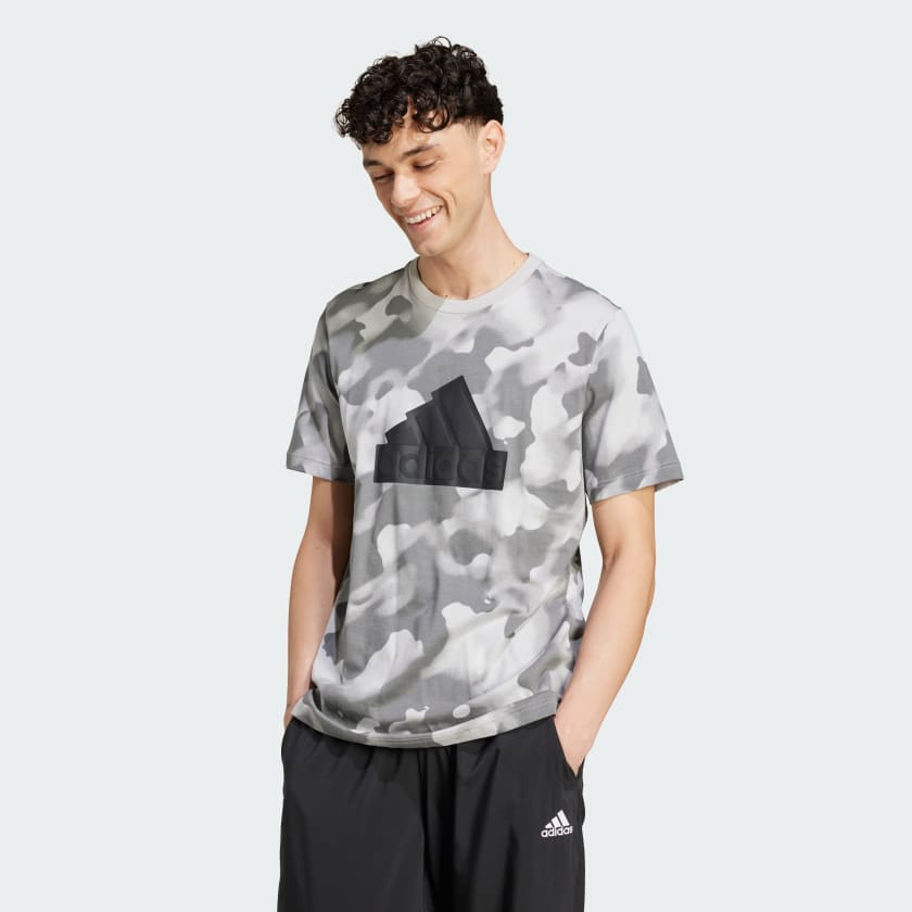 adidas Future Icons Badge of Sport Allover Print Tee Multi adidas Thailand