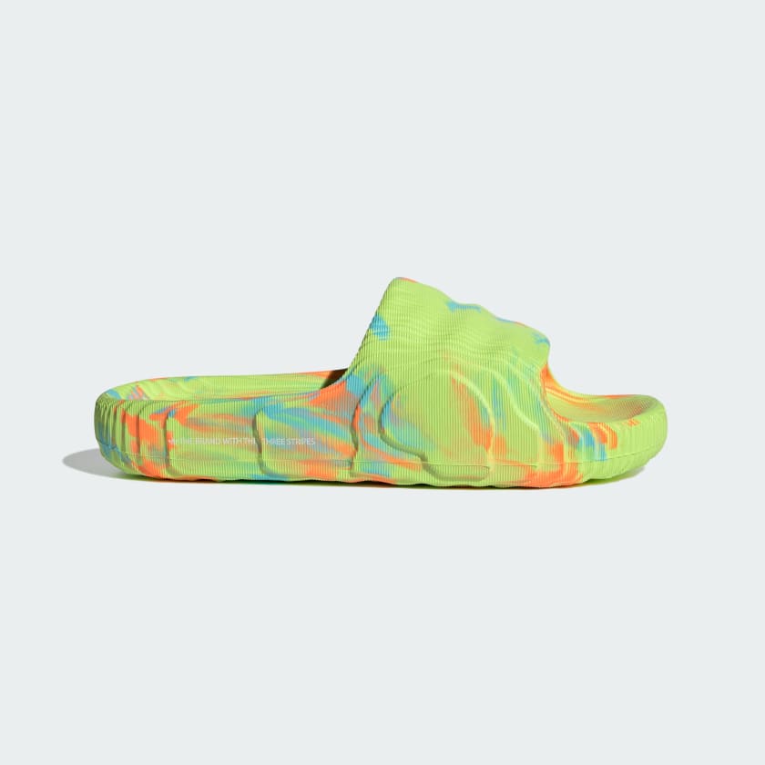 Adidas yellow slippers on sale