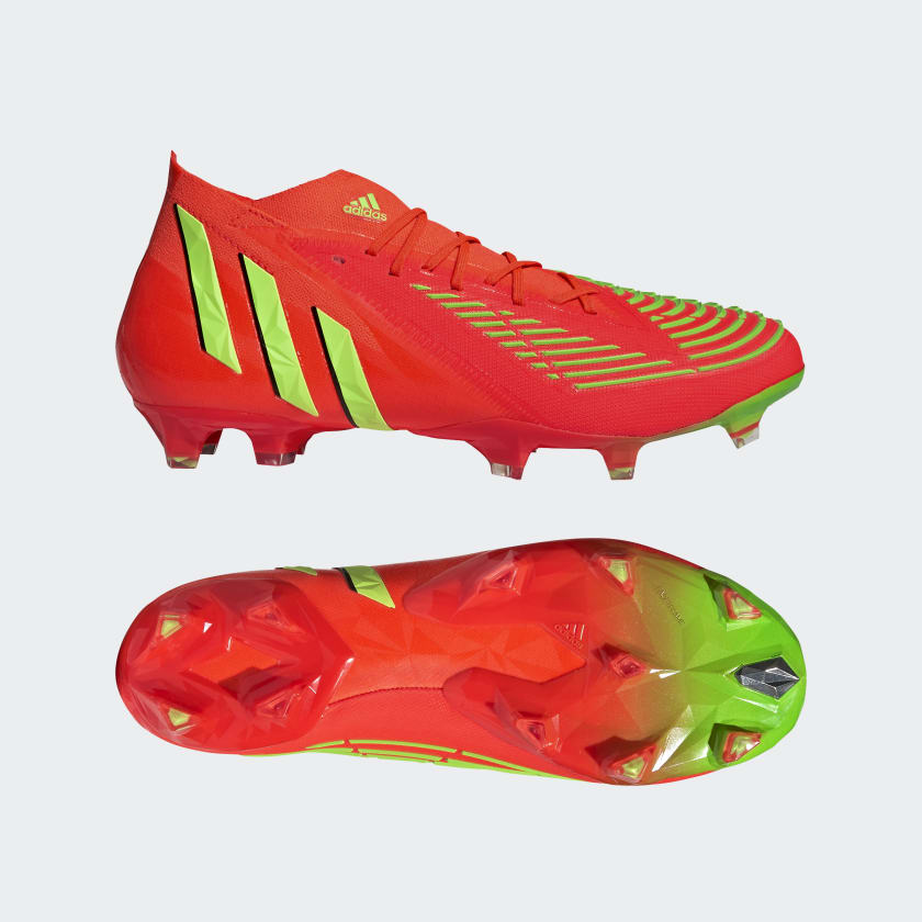 adidas Predator Edge.1 Firm Ground Soccer Cleats - Orange | Unisex Soccer | adidas