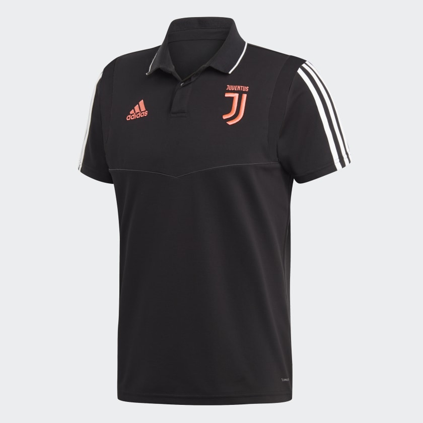Polo con Cuello Juventus Negro adidas adidas Peru