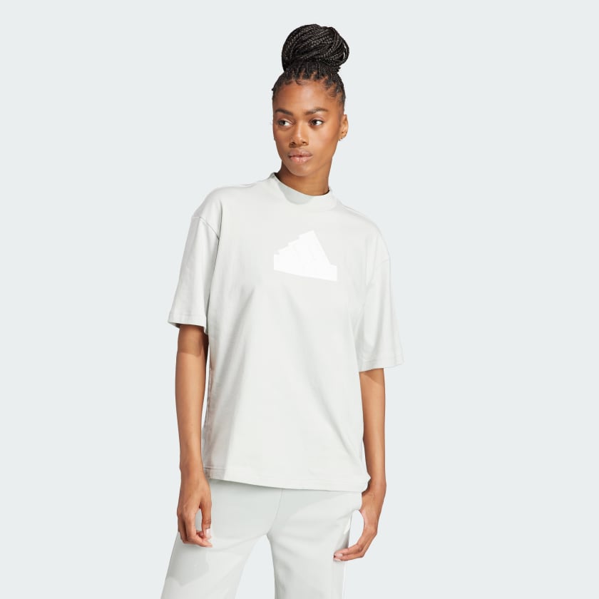 adidas Future Icons Badge of Sport Boyfriend Tee Grey adidas Philippines