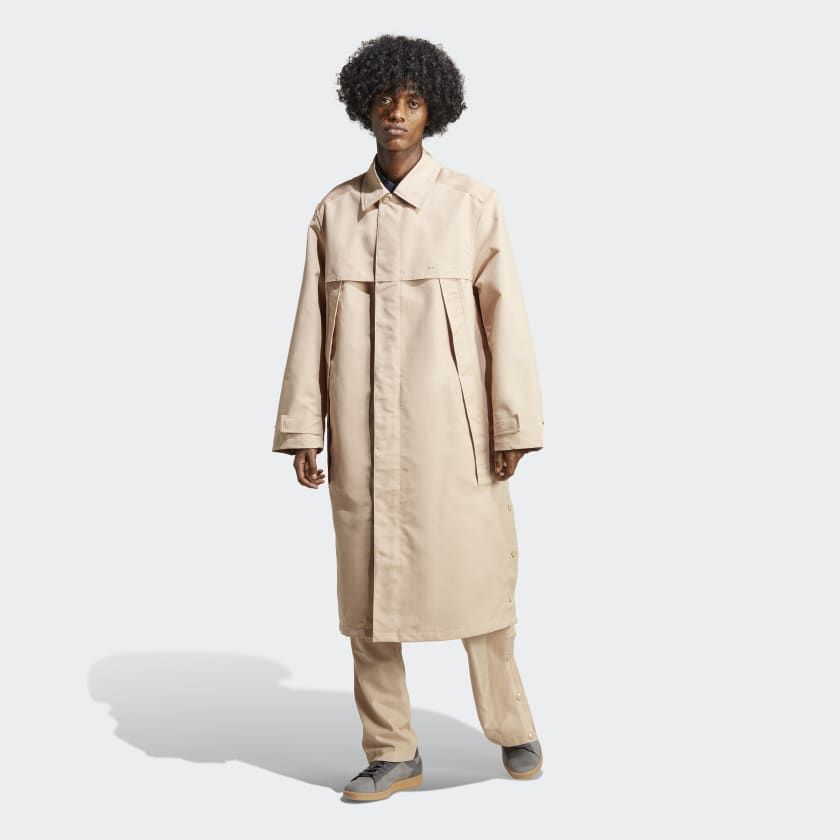 adidas RIFTA City Boy Macintosh Jacket - Beige | Men's Lifestyle ...