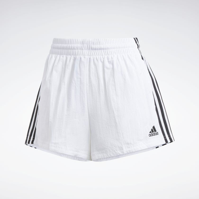 adidas Women s Essentials 3 Stripes Woven Shorts White adidas Canada