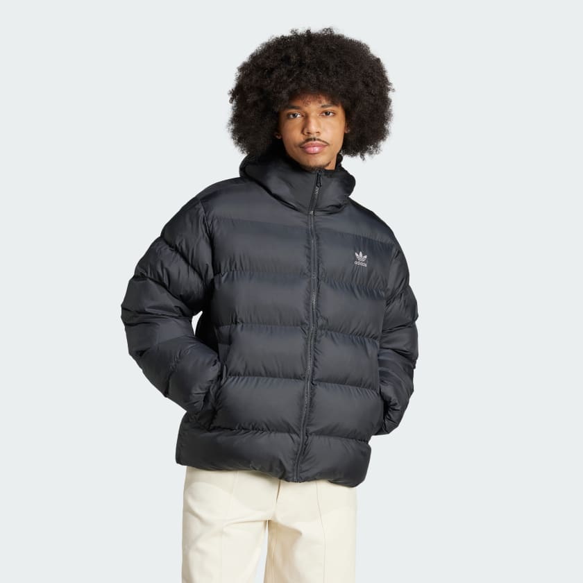 adidas Tonal Hooded Puffer Jacke Schwarz adidas Deutschland