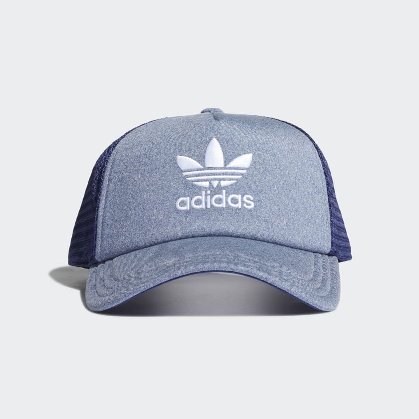 Jockey Trucker Adicolor Universitario Curvado Espuma Azul adidas