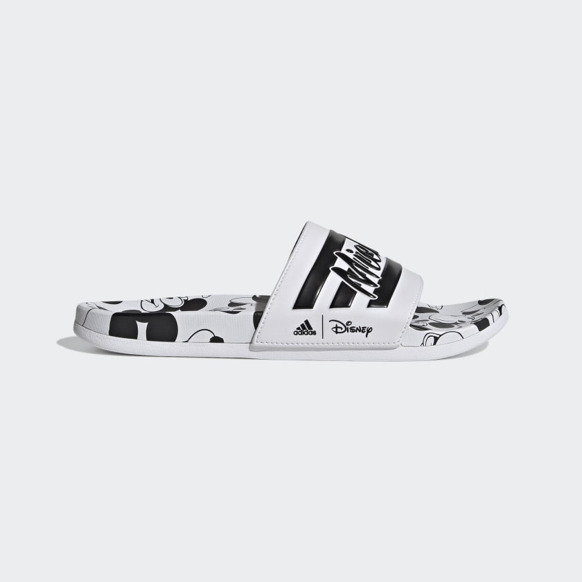 adidas Adilette Comfort Mickey Mouse Slides - White | adidas UK