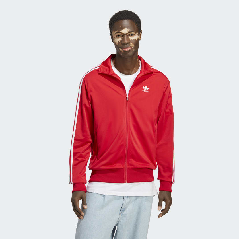adidas Adicolor Classics Firebird Track Jacket - Red, Men's Lifestyle