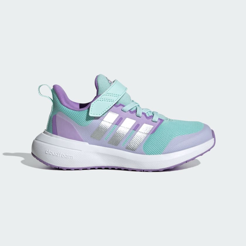 adidas FortaRun 2.0 Cloudfoam Lace Top Strap Shoes Turquoise Kids' Running | adidas