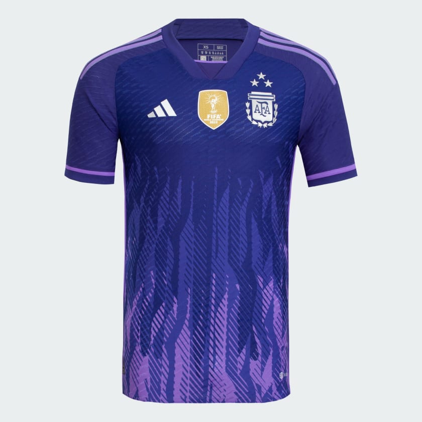 adidas Camiseta Alternativa Oficial Argentina 3 estrellas 22 - Violeta ...