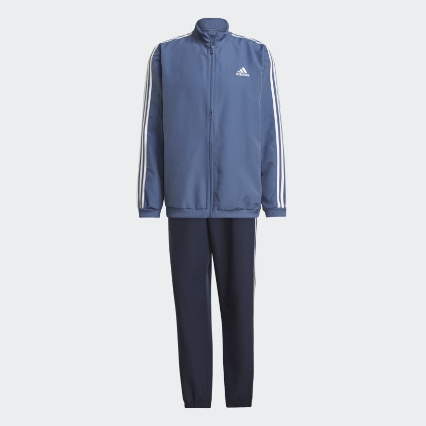 Blue adidas jogging suit clearance