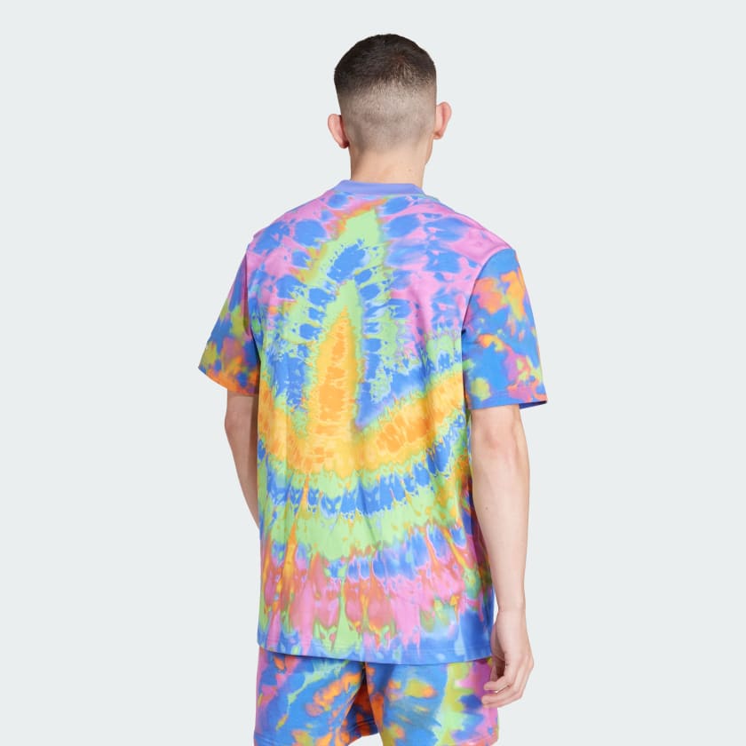 adidas Tie Dyed T shirt 2 Blauw adidas Officiele Shop