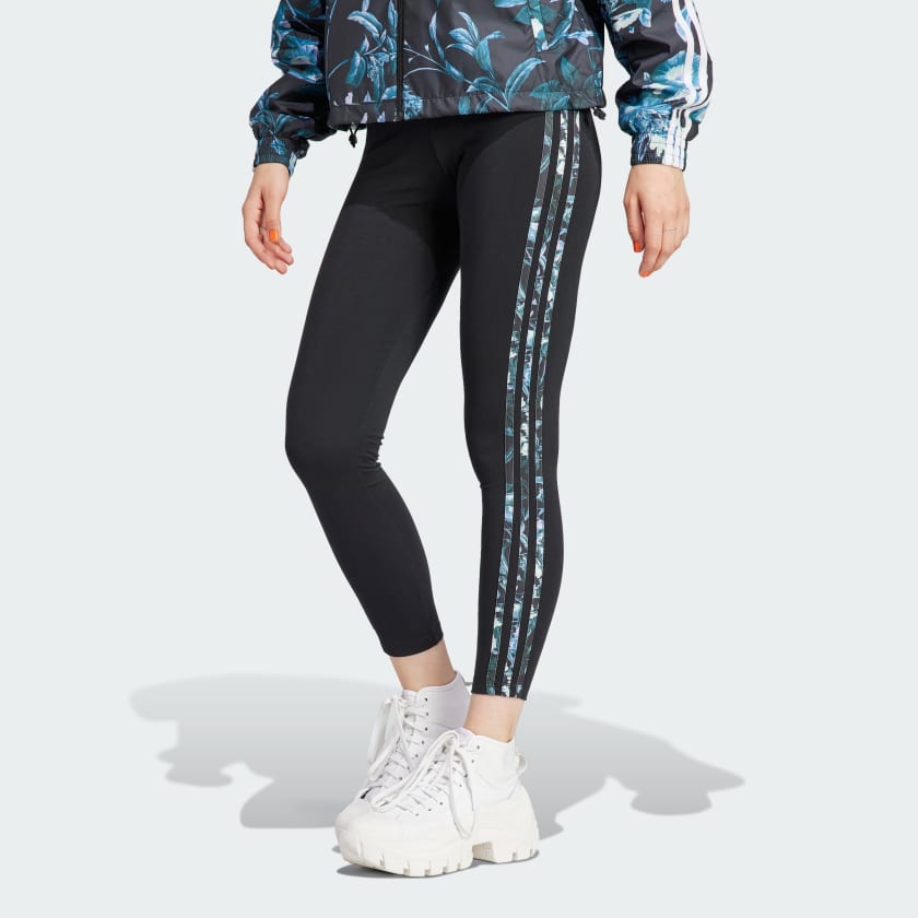adidas Womens 3 Stripe 7/8 Tights : : Clothing, Shoes & Accessories